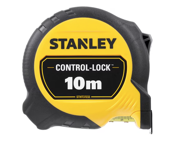 Miara CONTROL LOCK 10 m x 25 mm, wytrzymała i precyzyjna do pomiarów w domu i warsztacie | STHT37233-0