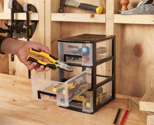 Szuflady ESSENTIAL M, pojemne i trwałe, idealne do przechowywania narzędzi i akcesoriów | STST40711-1