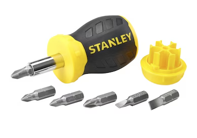 Krótki wkrętak MULTIBIT 7-końcówkowy do precyzyjnych prac i majsterkowania | 0-66-357