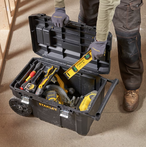 Skrzynia narzędziowa Stanley na kołach do transportu i przechowywania narzędzi | STST1-80150