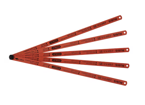 Brzeszczoty RUBIS 300 mm 18/24/32 zębów w opakowaniu 5 sztuk do cięcia drewna | 0-15-900