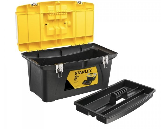 Skrzynka narzędziowa JUMBO 22" z organizerem do przechowywania narzędzi | 1-92-908