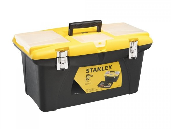 Skrzynka narzędziowa JUMBO 22" z organizerem do przechowywania narzędzi | 1-92-908