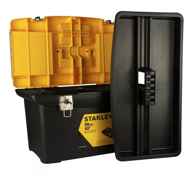 Skrzynka narzędziowa JUMBO 22" z organizerem do przechowywania narzędzi | 1-92-908