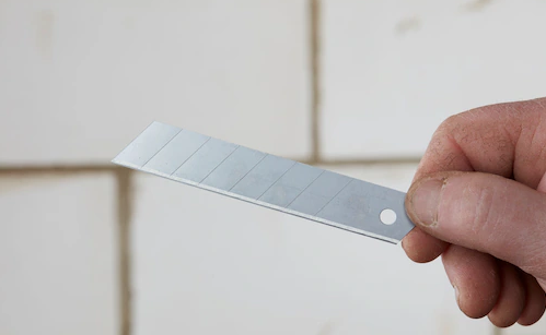 Ostrza łamane 18 mm w opakowaniu 50 sztuk do noży i prac warsztatowych | 3-11-301