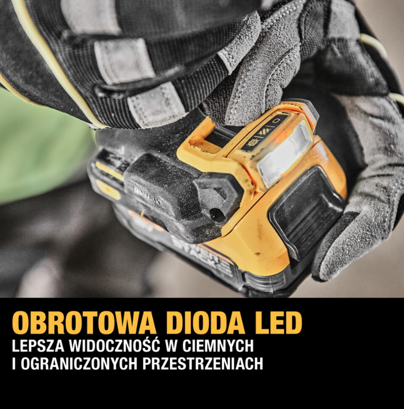 Akumulatorowa wiertarko-wkrętarka 18V 1,7 Ah do wiercenia i wkręcania w domu i warsztacie| DCD800E1T-QW