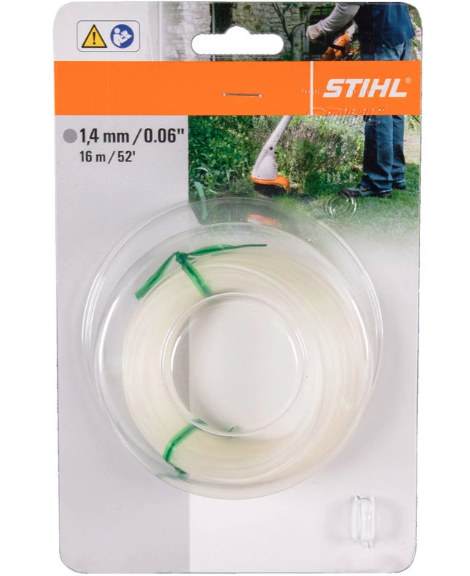 Żyłka okrągła STIHL 1,4 mm 16 m przezroczysta do precyzyjnego cięcia w podkaszarce | 0000-930-2284