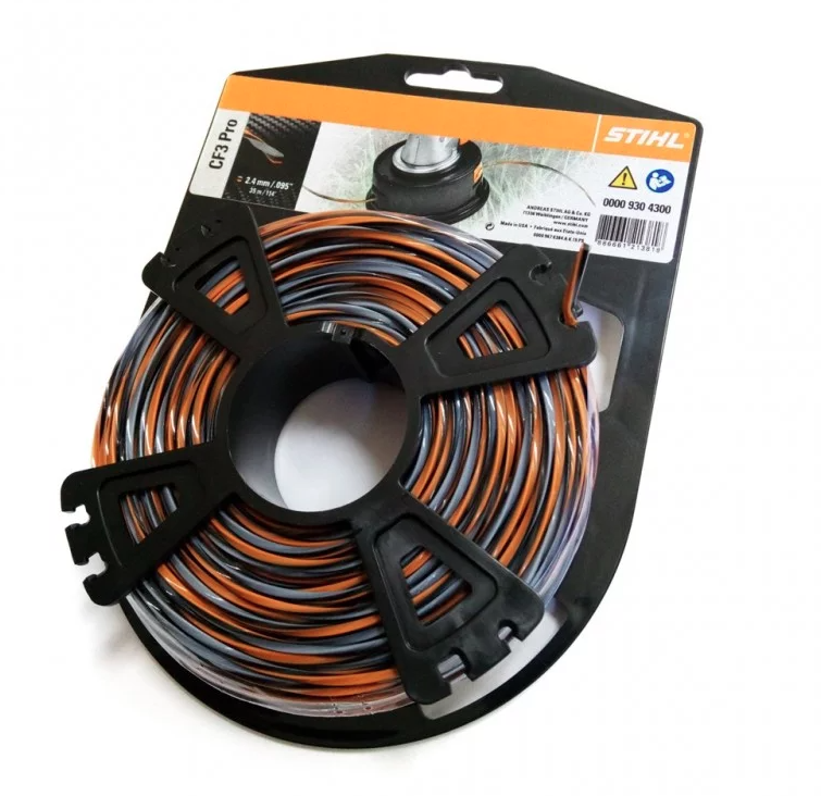 Żyłka Carbon CF3 Pro 2,4 mm 35 m 3K do podkaszarki wytrzymała i precyzyjna w cięciu | 0000-930-4300