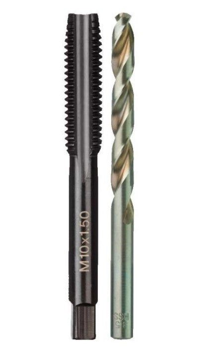 Zestaw gwintownik M10x1,5 mm oraz wiertło 8,5 mm HSS do nacinania gwintów w metalu | 4932500639