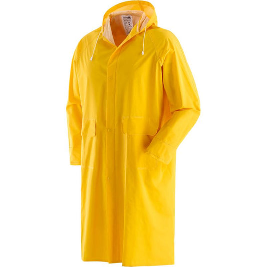 Płaszcz przeciwdeszczowy PCW żółty 2XL – wodoodporny, lekki i trwały do pracy | 462050/XXL