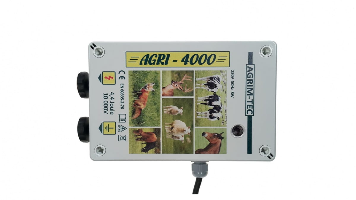 Elektryzator pastuch AGRI-4000 2,9J sieciowy 230V | 1003PL