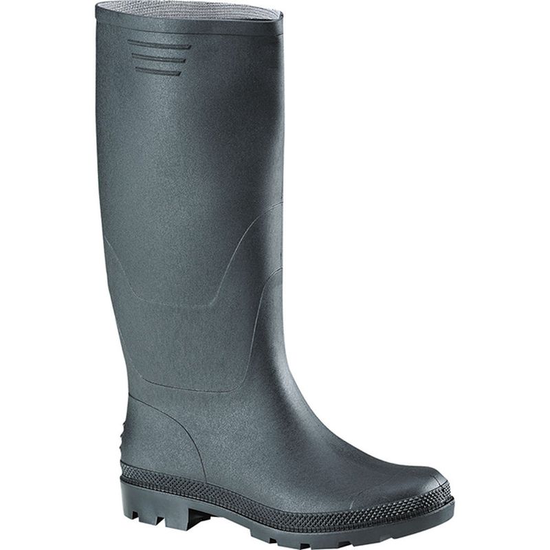 Buty robocze wysokie PCW czarne r.40 – wodoodporne, trwałe, idealne do pracy | 570005/40