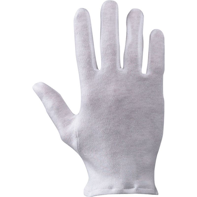 Rękawice bawełniane CAMERIERE białe r.M/8 wygodne, przewiewne, lekkie | 335026/M