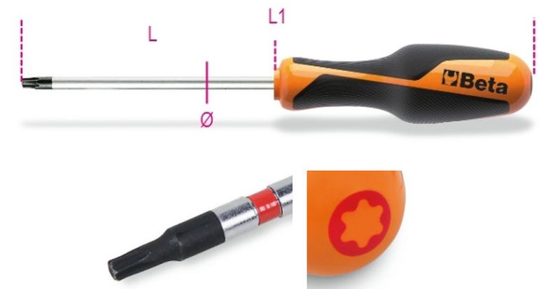 Wkrętak profil TORX rozmiar oznaczony kolorem T15 | 1267MC/TX15