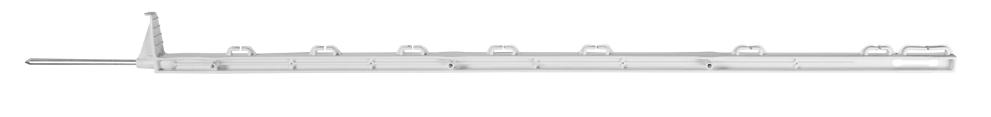 Słupek palik ogrodzeniowy pastucha 105 cm biały - 1 szt. | 11-1000-002
