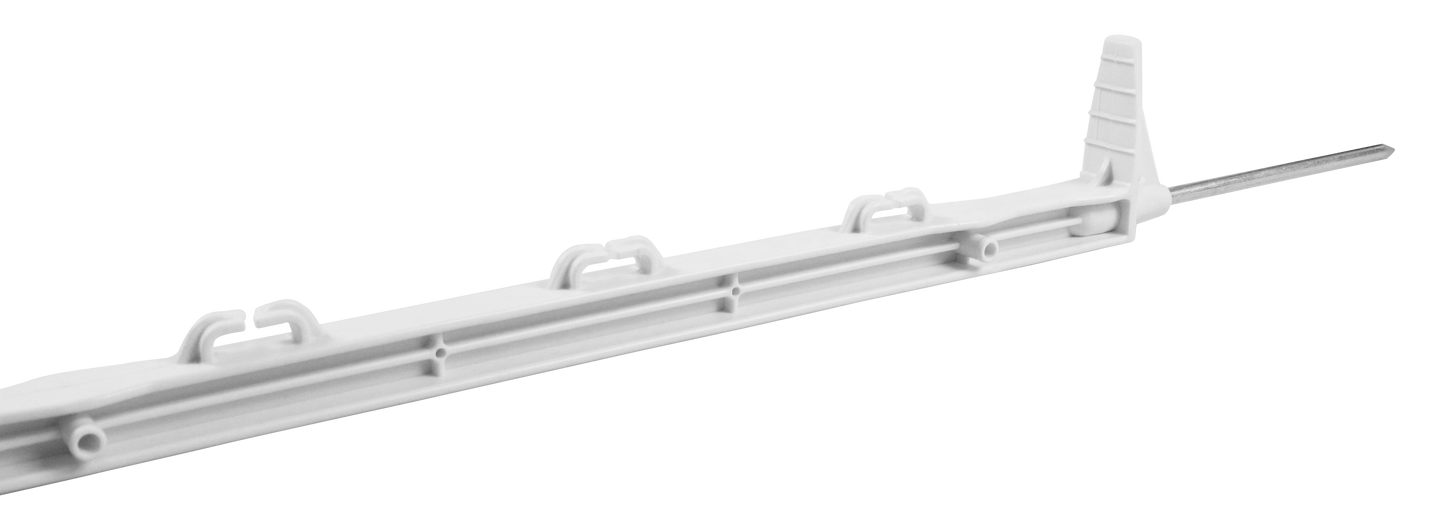 Słupek palik ogrodzeniowy pastucha 105 cm biały - 1 szt. | 11-1000-002