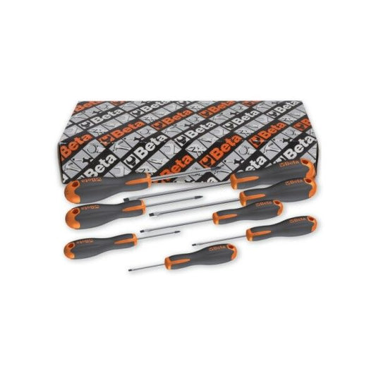 Zestaw wkrętaków EASY płaskie/PH 8 szt. precyzyjne, magnetyczne, ergonomiczne | 1203/S8