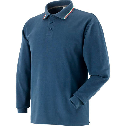 Koszulka polo TRICOLOR granatowa 2XL – wygodna, lekka i praktyczna do pracy | 471056/XXL
