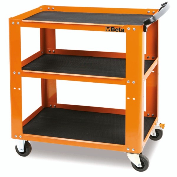 Wózek narzędziowy pomarańczowy z półkami | 5100/C51O - Centrum Techniczne Gałązka