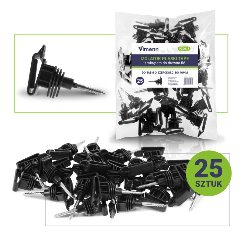 Zestaw do pastucha PF-3300 VIMENN z taśmą, palikami, uziomem oraz izolatorami