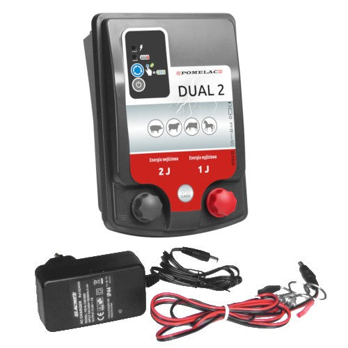 Elektryzator pastuch DUAL D2 1J sieciowo-akumulatorowy 230V/12V | 201-010-047-01