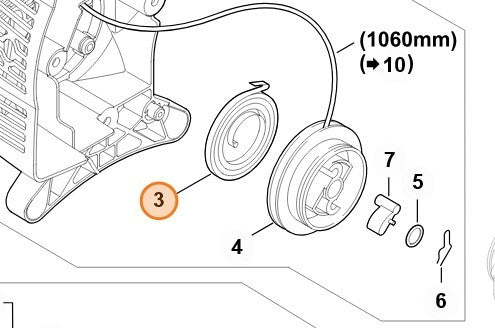 Sprężyna powrotna do narzędzi i maszyn zapewniająca prawidłowe działanie mechanizmu | 4140-190-0601