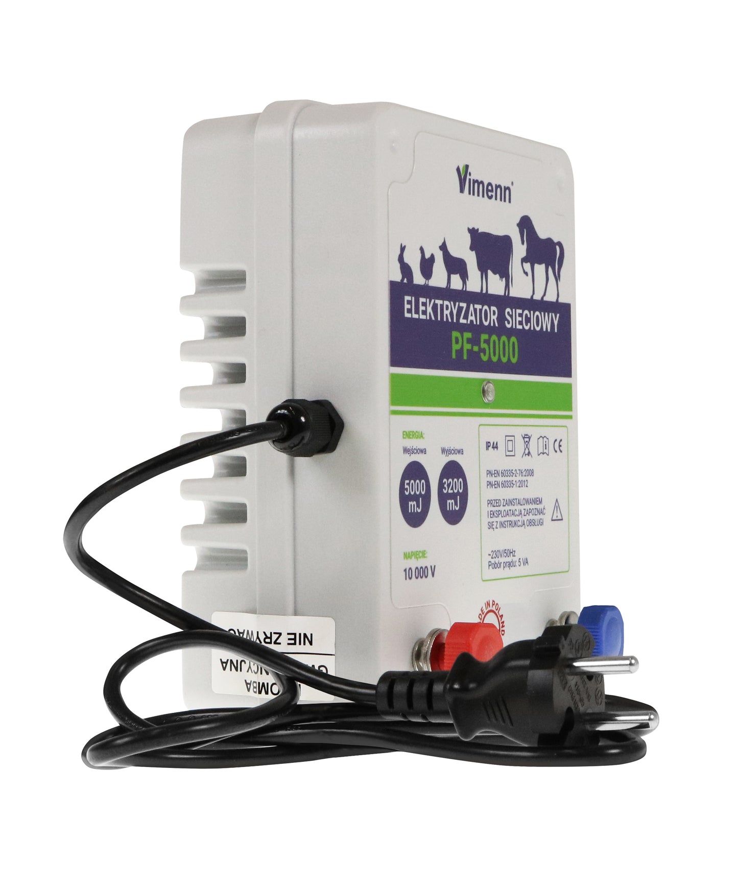 ELEKTRYZATOR SIECIOWY PASTUCH ELEKTRYCZNY 230V 5J | PF-5000