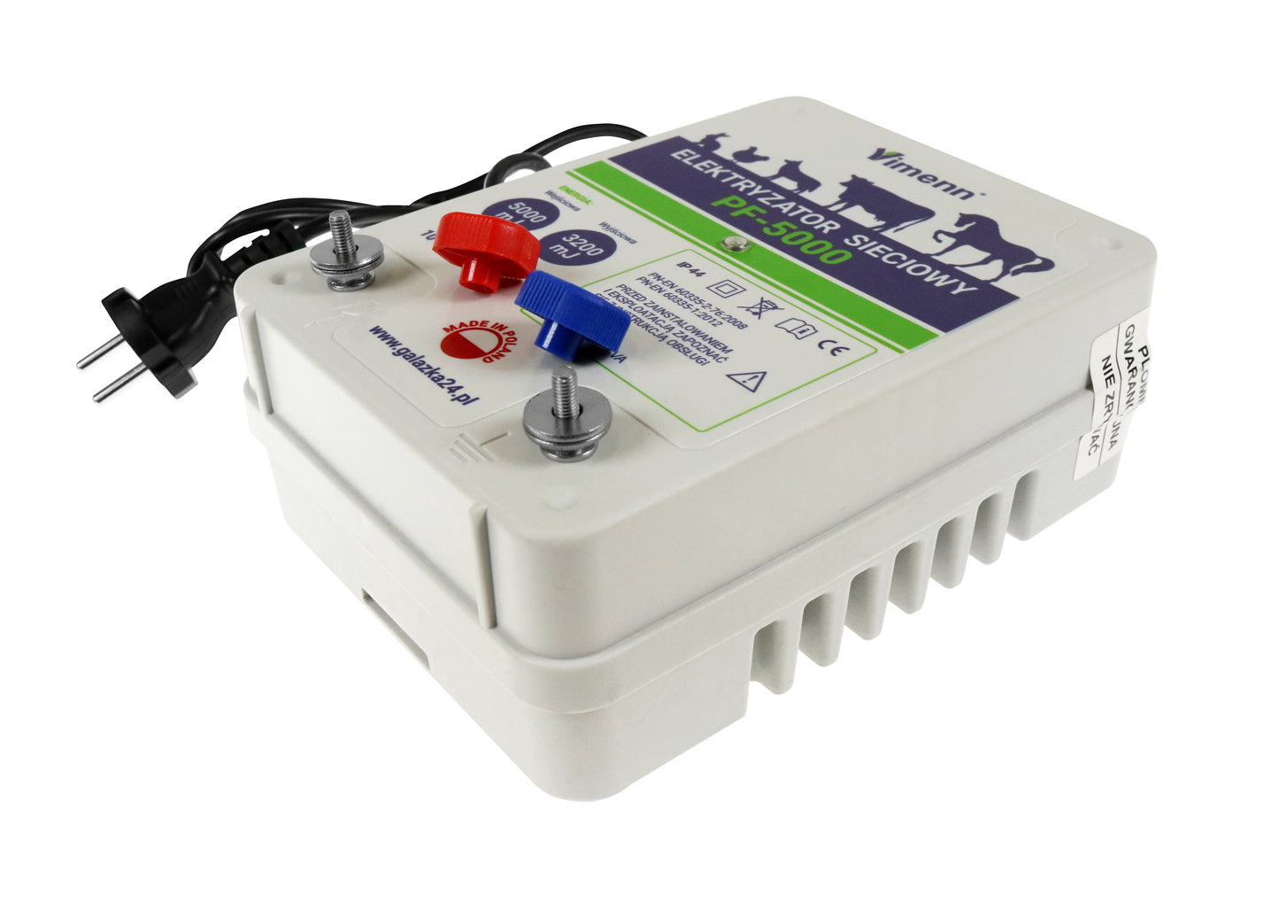 ELEKTRYZATOR SIECIOWY PASTUCH ELEKTRYCZNY 230V 5J | PF-5000