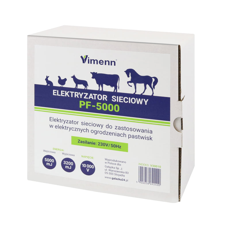 ELEKTRYZATOR SIECIOWY PASTUCH ELEKTRYCZNY 230V 5J | PF-5000