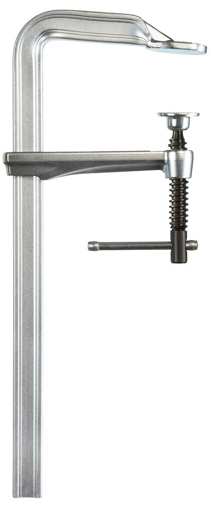 Ścisk śrubowy ślusarski stalowy GZ-K z pokrętłem 1250x120mm | GZ125-K