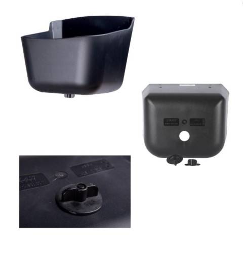 Koryto 15L z korkiem spustowym solidne i łatwe w czyszczeniu do karmienia zwierząt | 210-021-012