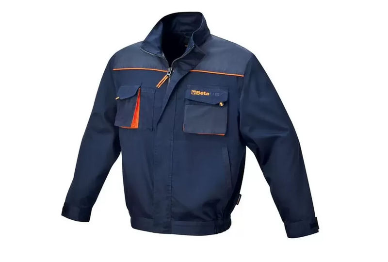 Kurtka robocza EASYLIGHT granatowa r. M – lekka i wygodna odzież ochronna do pracy | 7879E/M