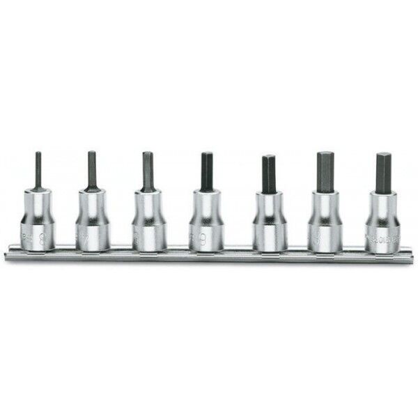 Zestaw nasadek 3/8" trzpieniowych HEX 3-10mm 7szt | 910PE/SB7