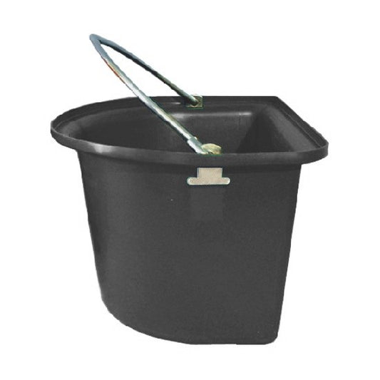 Pojemnik na paszę z pałąkiem czarny | 210-010-043