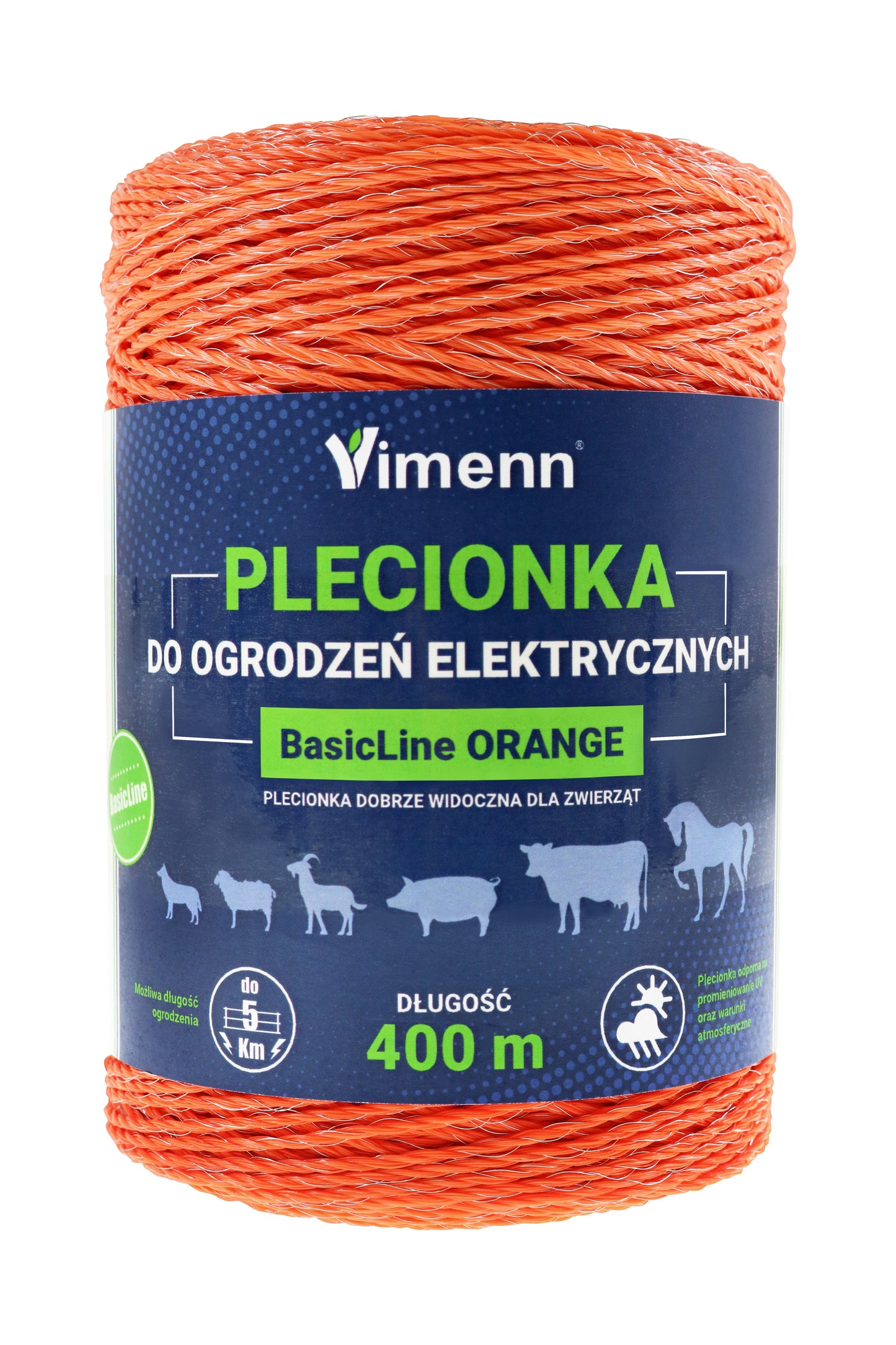 Zestaw elektryzatora pastucha z plecionką, izolatorami i uziemieniem do ogrodzeń | PF-1100