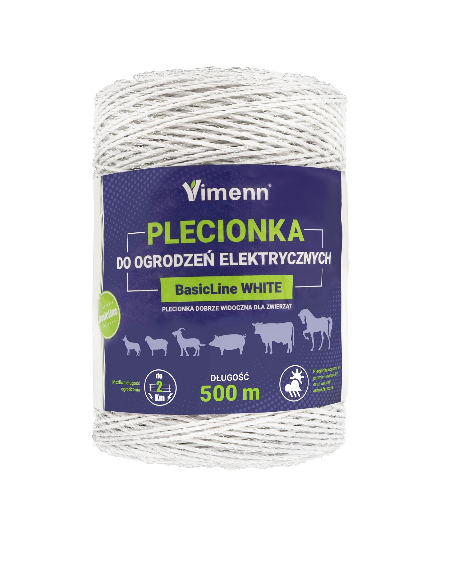 Elektryzator pastucha z plecionką izolatorami i uziemieniem do ogrodzeń | PF1100