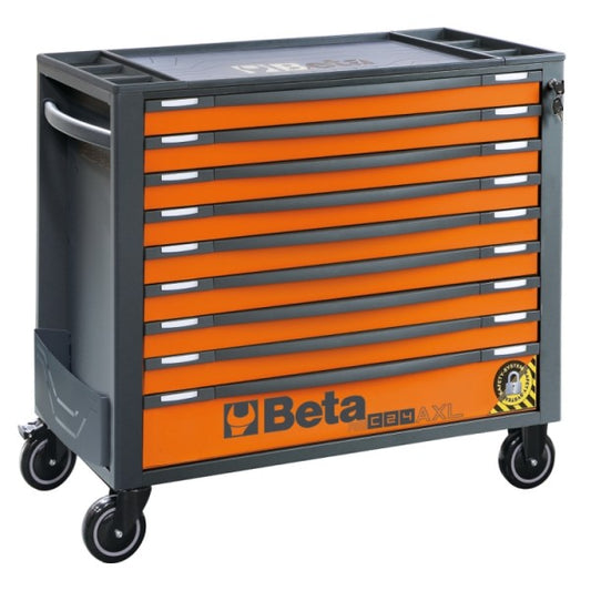 Wózek narzędziowy długi RSC24AXL pomarańczowy 9 szuflad | 2400/RSC24AXL/9-O - Centrum Techniczne Gałązka
