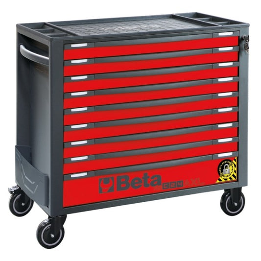 Wózek narzędziowy długi RSC24AXL czerwony 9 szuflad | 2400/RSC24AXL/9-R - Centrum Techniczne Gałązka