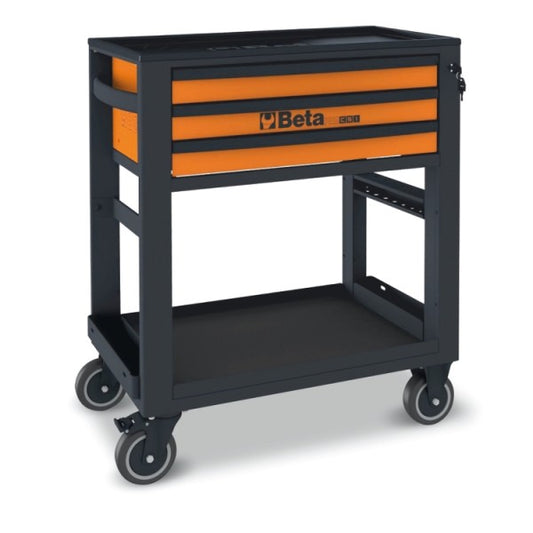 Wózek narzędziowy RSC51 z 3 szufladami pomarańcz-antracyt | 5100/RSC51-FO