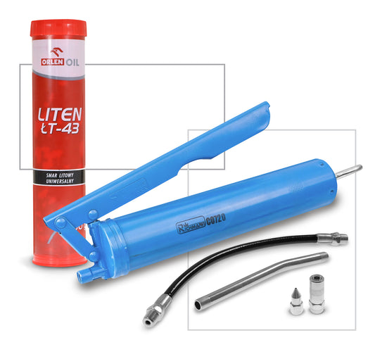 Smarownica ręczna 500ml C0720 + 1x ŁT-43 kartusz | 333/10
