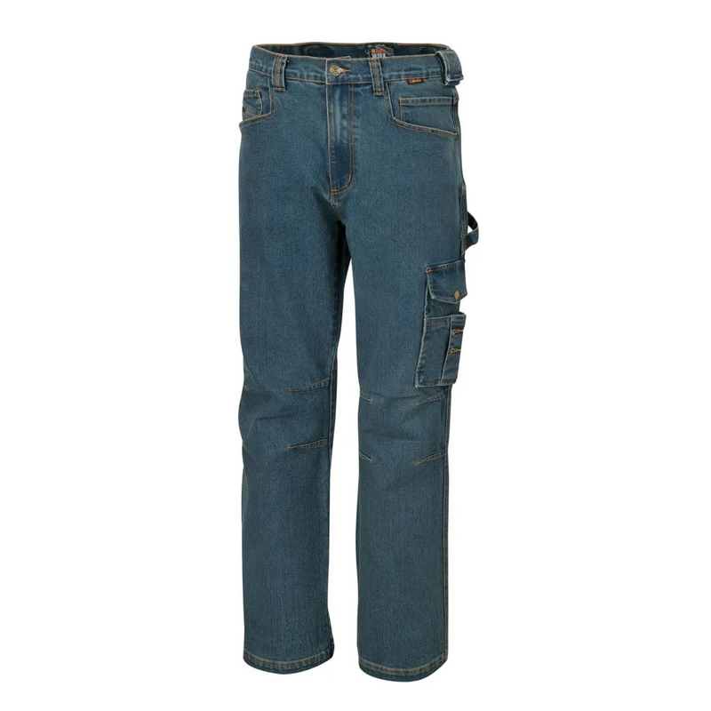 Spodnie z dżinsu ze streczem gwarantujące wygodę i swobodę ruchów na co dzień | 7525/M