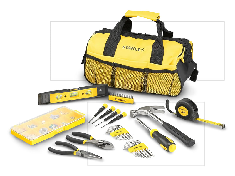 Zestaw narzędzi 38 sztuk w torbie do uniwersalnego użytku w domu i warsztacie | STMT0-74101