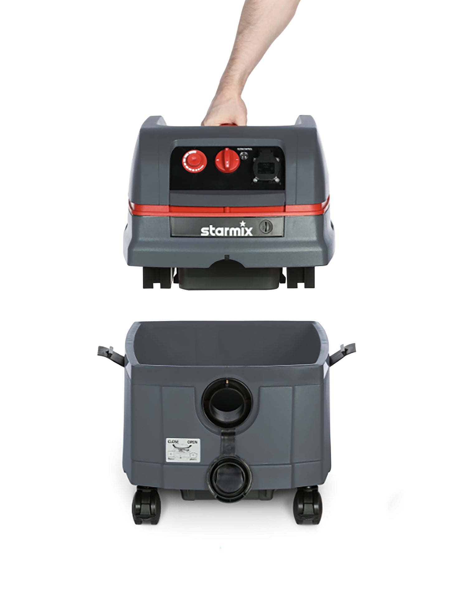 Odkurzacz przemysłowy automatyczne oczyszczanie filtrów 25L gniazdo ISC L-1625 Top | SX018577