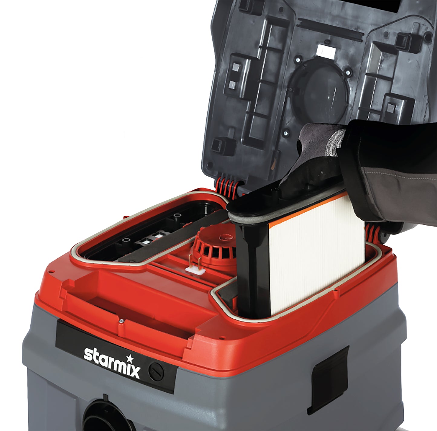 Odkurzacz przemysłowy automatyczne oczyszczanie filtrów 25L gniazdo ISC L-1625 Top | SX018577