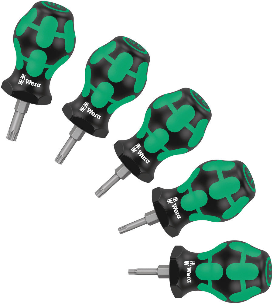 Zestaw wkrętaków TORX® Stubby Set TX 1 1 x TX 10x25; 1 x TX 15x25; 1 x TX 20x25; 1 x TX 25x25; 1 x TX 30x25 | 05008876001 - Centrum Techniczne Gałązka