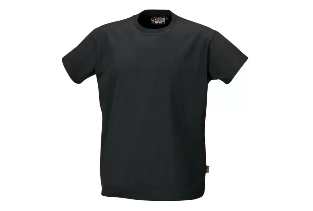 T-shirt bawełniany czarny 7548N r. S – komfortowa i trwała koszulka na co dzień | 7548N/S