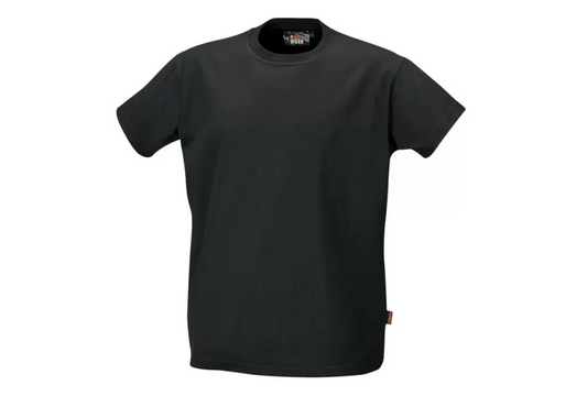 T-shirt bawełniany czarny 7548N r. S – komfortowa i trwała koszulka na co dzień | 7548N/S