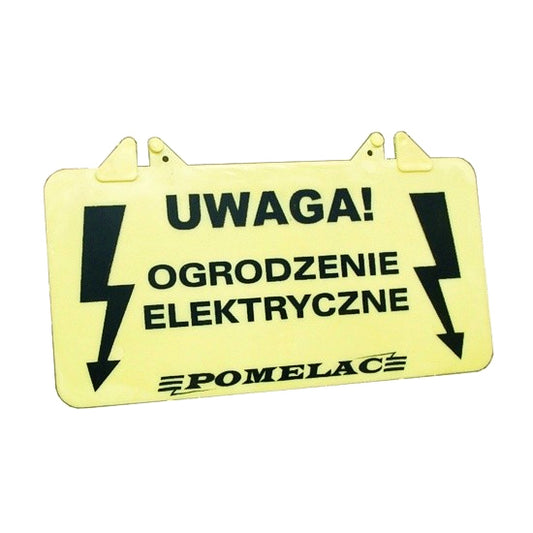 Tabliczka ostrzegawcza do ogrodzeń elektrycznych | 107-010-010