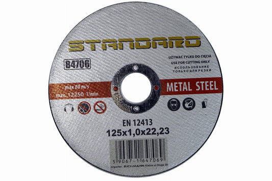 Tarcza metal 125x1 standard | B4706 - Centrum Techniczne Gałązka