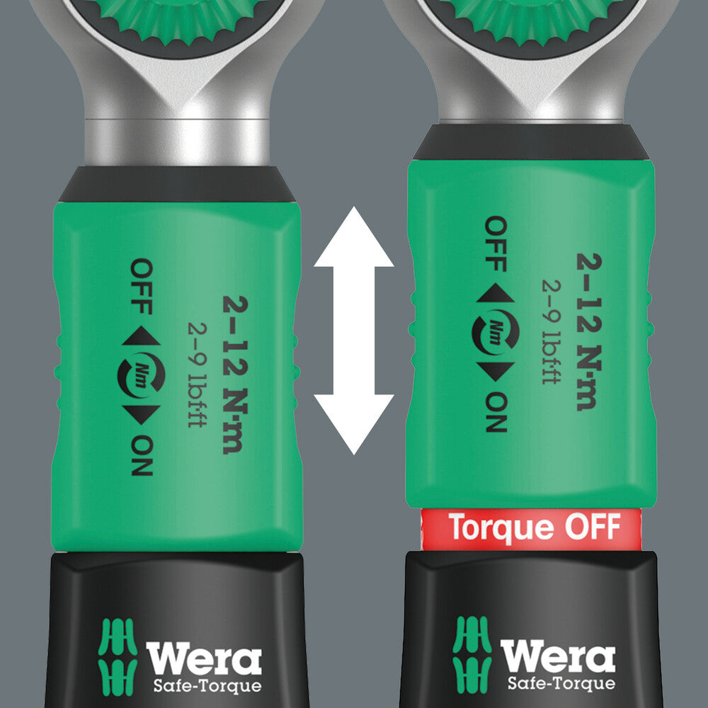 Klucz dynamometryczny Safe-Torque A 2 z gniazdem zabierakowym sześciokątnym 1/4", 2-12 Nm 2-12 | 05075801001 - Centrum Techniczne Gałązka